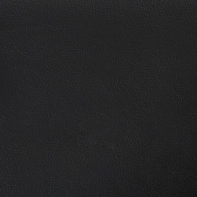 vidaXL Headboard with Ears Black 40.6"x6.3"x30.7"/34.6" Faux Leather