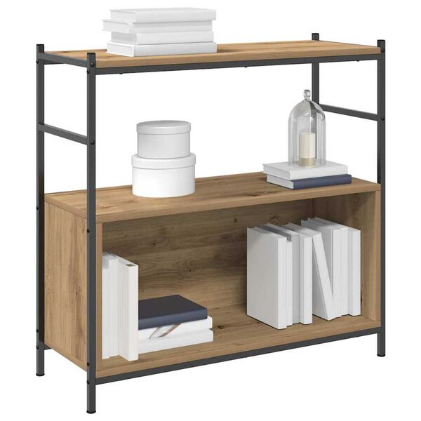 vidaXL Bookshelf artisan oak 80 x 30 x 78.5 cm Engineered wood