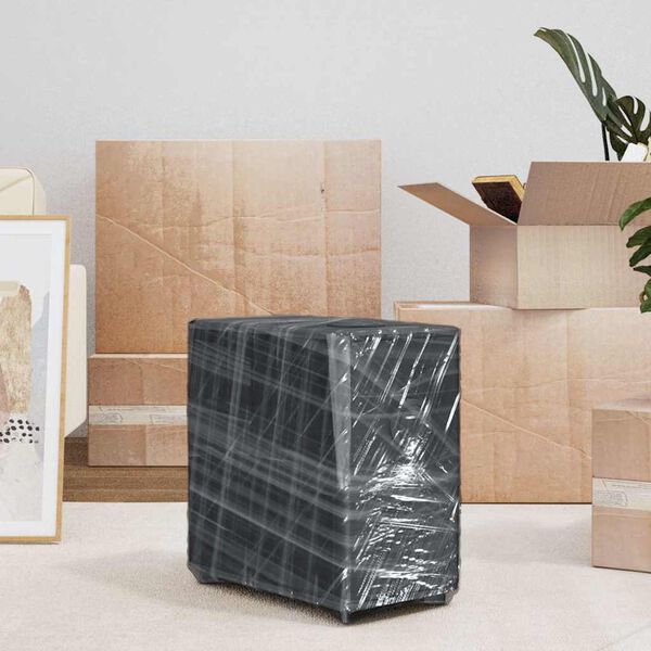 vidaXL Stretch Film 2 pcs Transparent 20 &mu;m 19.7 " x 984.3 '