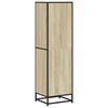 vidaXL Book Cabinet Sonoma oak Engineered wood, metal