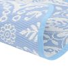 vidaXL Outdoor Carpet Baby Blue Polypropylene (PP) &Oslash;78.7 in