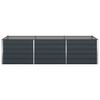 vidaXL Planter Anthracite 195 x 100 x 45 cm Galvanised Steel