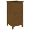 vidaXL Garden Planter Honey brown Solid pine wood Medium