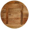 vidaXL Table Top Ø 19.7"x1" Round Solid Wood Mango