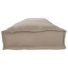 vidaXL Pallet Cushion Set 2 pcs Taupe 200 x 40 x 8 cm Oxford Fabric