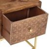 vidaXL Bedside Cabinet Brown Solid Mango Wood Medium Bedside Cabinet