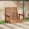 vidaXL Garden Swing Chair Brown Solid fir wood, galvanized iron