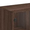 vidaXL Side Cabinet Brown Oak Engineered Wood 27.2x14.6x39.4 in