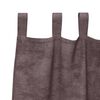 vidaXL Velvet Curtains 2 pcs Brown 55.12 x 55.12 in Velvet