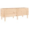 vidaXL Garden Raised Bed Natural wood Solid pine wood (untreated) Large