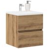 vidaXL Bathroom Sink Cabinet Artisan Oak 41x38,5x45 cm Engineered Wood