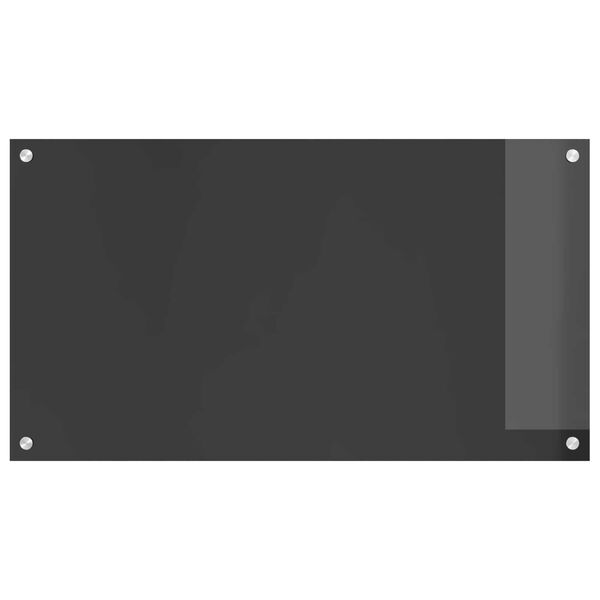 vidaXL Kitchen Backsplash Dark grey 35.43 x 19.69 x 0.24 in