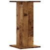 vidaXL Speaker Stands 2 pcs Old Wood 11.8x11.8x23.6" Engineered Wood