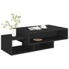 vidaXL Coffee Table Black Engineered Wood Medium Coffee Table