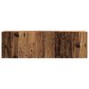 vidaXL Wall Mounted TV Cabinet Old Wood 39.4x11.8x11.8" Engineered Wood