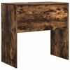 vidaXL Desk Smoked Oak 31.50 x 15.75 x 29.92 in