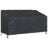 vidaXL Garden Bench Cover Black 175 x 85 x 65 / 94 cm 600D fabric