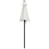 vidaXL Garden Umbrella Sand white and dark gray