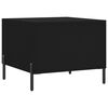 vidaXL Coffee Table Black Engineered wood, Iron Medium Coffee Table