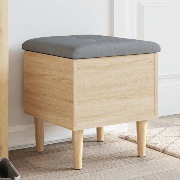 vidaXL Storage Bench Sonoma oak