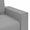 vidaXL Sofa 3 pcs Cloud Grey Linen-blend Fabric