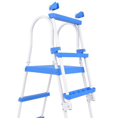 vidaXL Above-Ground Pool Safety Ladder with 3 Steps 48"