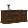 vidaXL TV Cabinet Brown Oak Engineered Wood Medium TV Cabinet