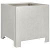 vidaXL Garden Planter Stainless Steel 11.8 x 11.8 in Durable Planter