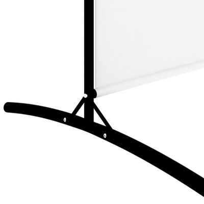 vidaXL 5-Panel Room Divider White 170.5"x70.9" Fabric