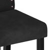 vidaXL Dining Chairs 4 pcs Black Velvet