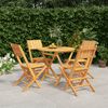vidaXL Garden Dining Set Teak Solid teak wood Medium Durable