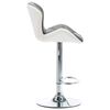 vidaXL Bar Stool 2 pcs Grey 17.32 x 18.90 x 41.54 in Faux Leather