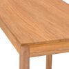 vidaXL Garden Bar Table Warm brown Solid teak wood 43.3 x 23.6 x 41.3 in