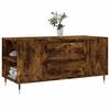 vidaXL Coffee Table Smoked Oak Engineered Wood, Metal Medium