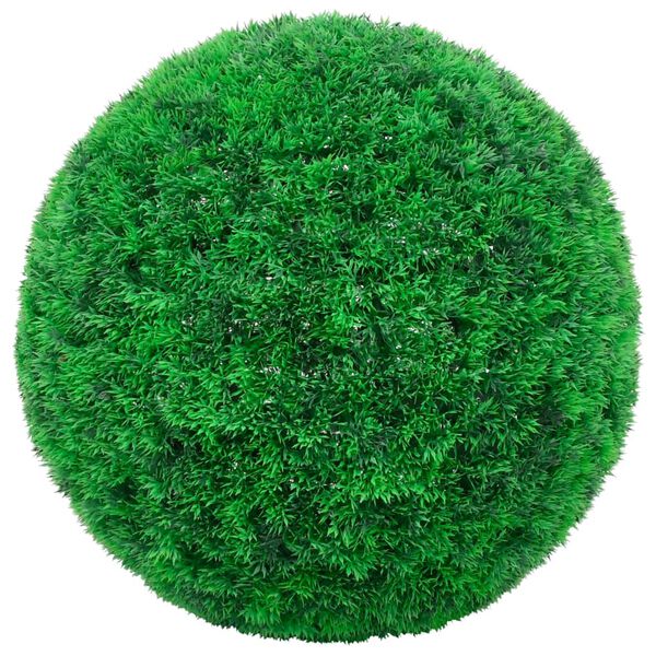 vidaXL Fake Boxwood Ball Mixed Green Polyethylene Medium
