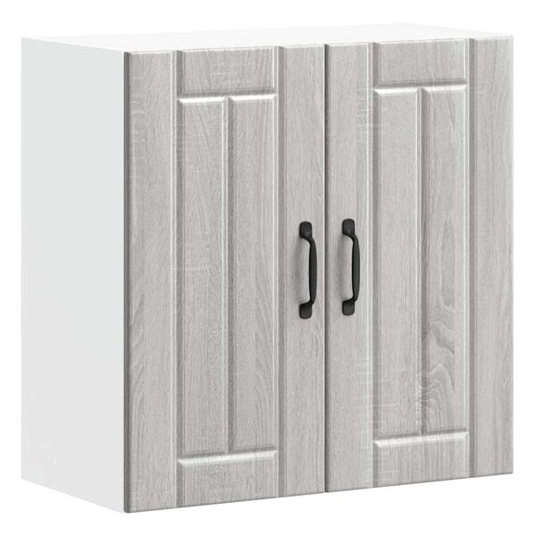 vidaXL Kitchen Wall Cabinet Grey Sonoma Engineered Wood