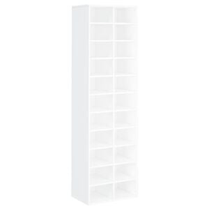 vidaXL Shoe Cabinet White Engineered wood Large Shoe Cabinet