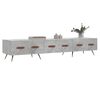 vidaXL TV Cabinet Concrete Grey Engineered wood 59.1x14.2x11.8 in