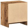 vidaXL Bedside Cabinet Set of 2 Old wood Engineered wood Compact