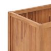 vidaXL Raised Bed Natural Teak Teak Wood 59.1x19.7x27.6 in