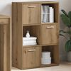 vidaXL Bookshelf Artisan Oak Engineered wood, Steel Medium Bookshelf