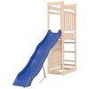 vidaXL Outdoor Playset Brown, Blue Solid pinewood, Polypropylene Large