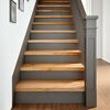 vidaXL Stair Tread Set of 12 Light brown Solid oak wood