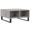 vidaXL Coffee Table Grey Sonoma Engineered Wood Medium Coffee Table