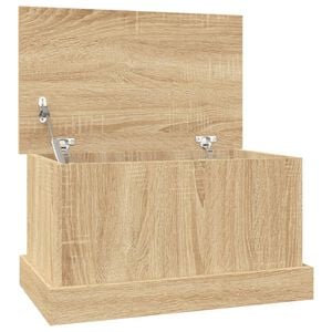 vidaXL Storage Box Sonoma Oak Engineered Wood Medium Storage Box