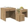 vidaXL Nesting Table Set of 3 Artisan Oak Engineered Wood