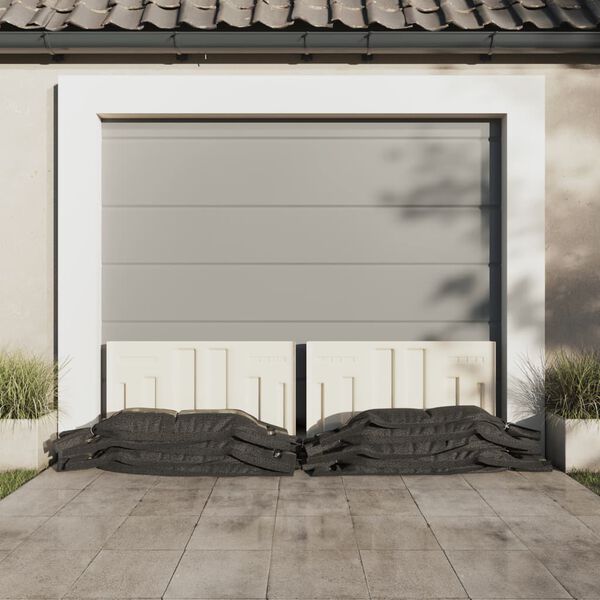 vidaXL Sandbags 100 pcs Dark Green 40.6"x9.8" HDPE