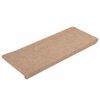 vidaXL Stair Mat Set of 30 Beige Needle felt fabric (95% PES, 5% PP)