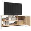 vidaXL TV Cabinet Sonoma oak Made from engineered wood and steel Medium