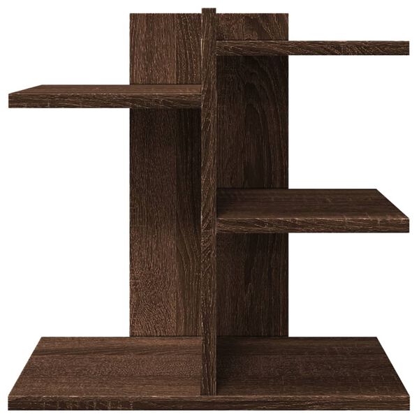 vidaXL Desk Organiser Brown Oak 16.5x8.5x16.5" Engineered wood
